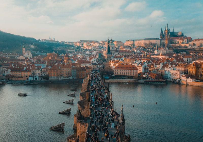 Prague — Charles Bridge and the castle